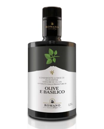 Olio di olive e basilico