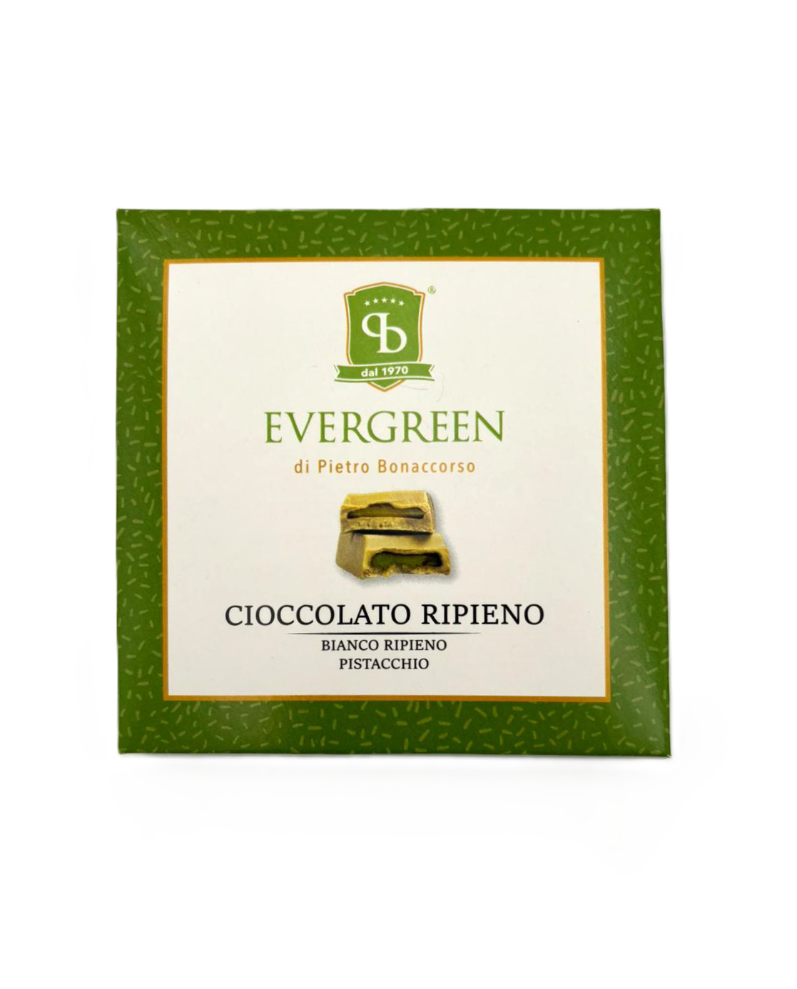 CIOCCOLATA RIPIENA - BIANCO RIPIENO PISTACCHIO